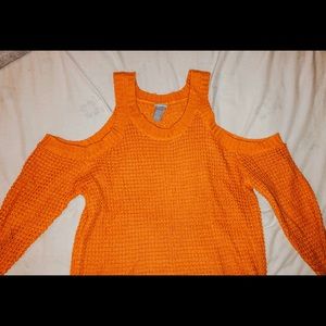 Open Shoulder Sweater